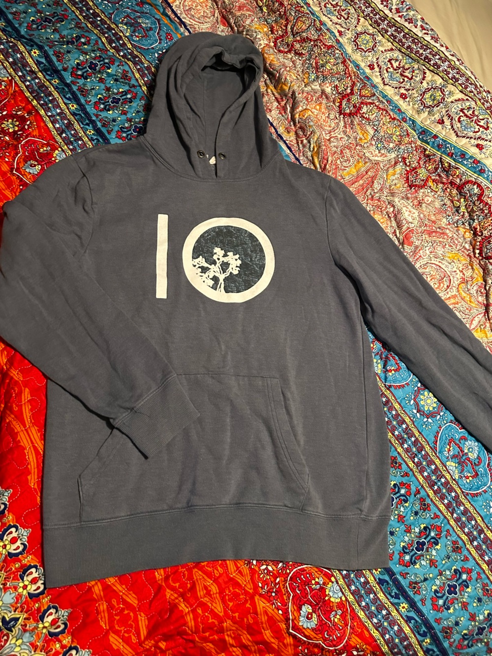 ⭐️ tentree Charcoal Gray Logo Hoodie